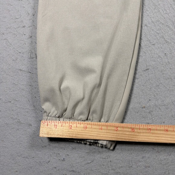 Lululemon Relaxed Mid Rise Cargo Pant Women 10 Raw Linen Drawcord Utility Casual - Picture 4 of 10